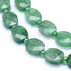 Natural Green Strawberry Quartz Beads Strands&nbsp;G-L552K-01B