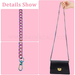 1Pc Zinc Alloy Curb Chain Bag Handle&nbsp;FIND-WR0008-78B