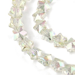Electroplate Transparent Glass Beads Strands&nbsp;LS-EGLA-U004-03A-HP06