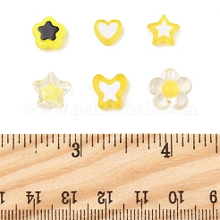 200Pcs 6 Styles Transparent & Opaque Acrylic Beads&nbsp;TACR-FS0001-54G