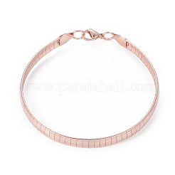 Ion Plating(IP) 304 Stainless Steel Chain Necklaces & Bracelets Sets&nbsp;SJEW-E334-01A-RG