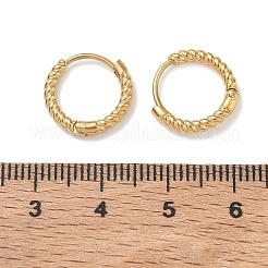 304 Stainless Steel Huggie Hoop Earrings for Women&nbsp;EJEW-K336-01A-G