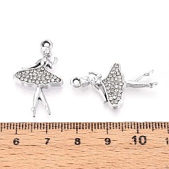 Alloy Rhinestone Pendants&nbsp;PALLOY-T090-54P