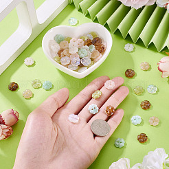 70Pcs 7 Colors Resin Buttons&nbsp;BUTT-TA0001-42