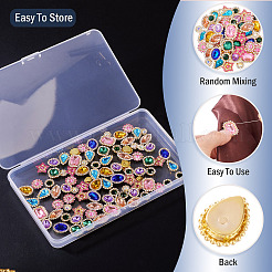 100Pcs Teardrop/Heart/Star Sew on Rhinestones&nbsp;FIND-TA0006-69D