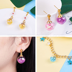 Transparent Glass Globe Pendants&nbsp;GLAA-KS0001-02