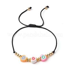 Adjustable Nylon Thread Cord Bracelets&nbsp;BJEW-JB06349-01