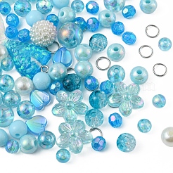 DIY Candy Color Beads Jewelry Set Making Kit&nbsp;DIY-YW0004-90