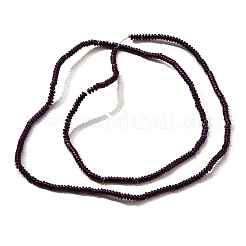 Electroplated Synthetic Non-magnetic Hematite Beads Strands&nbsp;X-G-L613-G01-01D