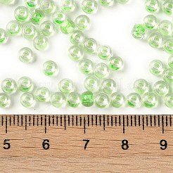 Transparent Inside Colours Glass Seed Beads&nbsp;SEED-A032-04C