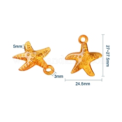 Transparent Acrylic Pendants&nbsp;TACR-YW0001-16