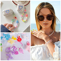 Transparent Acrylic Enamel Beads&nbsp;TACR-TA0001-14