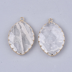 Natural Quartz Crystal Pendants&nbsp;G-S344-83D
