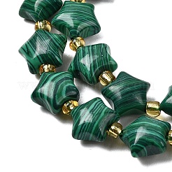 Synthesis Malachite Beads Strands&nbsp;G-Z080-A31-10mm