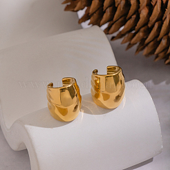 Column 304 Stainless Steel Cuff Earrings&nbsp;IM6273