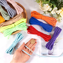 60M 12 Colors Flat Nylon Elastic Cord&nbsp;OCOR-GF0003-66