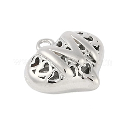Hollow Brass Pendants for Valentine's Day&nbsp;KK-M289-03M-P