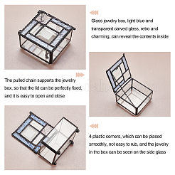 Tin Jewelry Box&nbsp;OBOX-WH0007-08