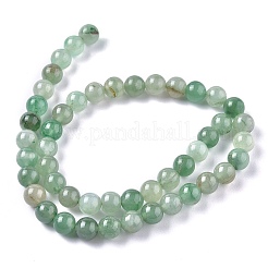Natural Green Aventurine Beads Strands&nbsp;G-Q462-8mm-20A