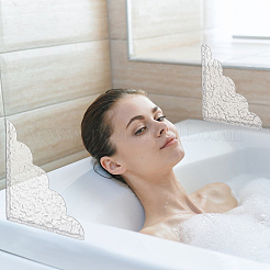 Acrylic Shower Water Guard&nbsp;AJEW-WH0077-136A