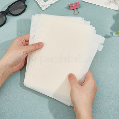 PP Discbound Notebook Index Divider Sheets&nbsp;AJEW-WH0314-727B-01