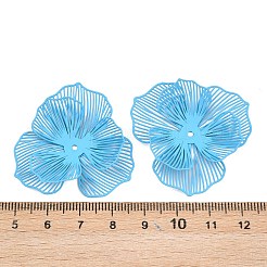Spray Painted Iron Bead Caps&nbsp;IFIN-Z004-02C