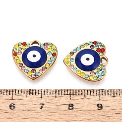 304 Stainless Steel Rhinestone Pendants&nbsp;STAS-N110-48B-G