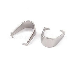 Non-Tarnish 304 Stainless Steel Snap on Bails&nbsp;STAS-P307-13P