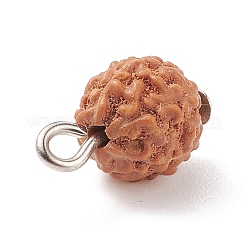 Undyed Natural Rudraksha Charms&nbsp;PALLOY-JF01583