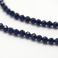 Faceted Synthetic Quartz Beads Strands&nbsp;G-F507-01D