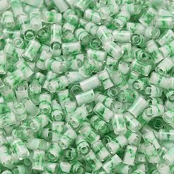 Two Tone Inside Colours Transparent Glass Seed Beads&nbsp;SEED-C004-05B