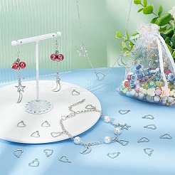 Non-Tarnish 304 Stainless Steel Open Pendants&nbsp;A-STAS-F187-03P