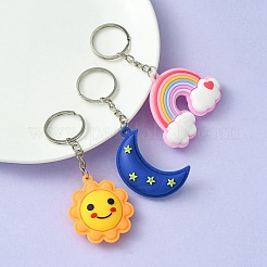 PVC Plastic Pendant Keychain&nbsp;KEYC-YW0001-11
