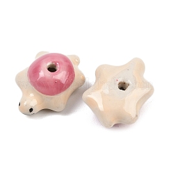 Handmade Bright Glazed Porcelain Beads&nbsp;PORC-CJC0009-03F
