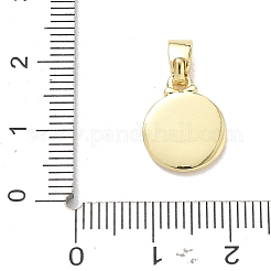 Brass Enamel Pendants&nbsp;KK-CBA3F25-01B-G