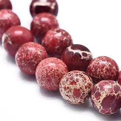 Natural Imperial Jasper Beads Strands&nbsp;G-A175B-8mm-08