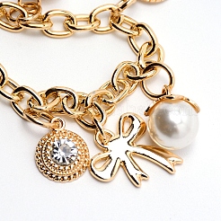 Alloy Dangling Cable Chain&nbsp;FIND-WH0065-72