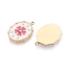 Ion Plating(IP) 304 Stainless Steel Rhinestone Pendants&nbsp;STAS-N109-251A-G