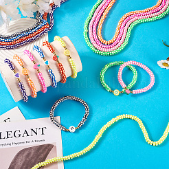 9 Strands 9 Colors Handmade Polymer Clay Beads&nbsp;CLAY-TA0001-53