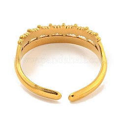 Ion Plating(IP) 304 Stainless Steel Cuff Finger Ring Components&nbsp;STAS-P365-31G