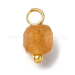 Natural Colorful Tourmaline Faceted Table Cut Cube Charms&nbsp;PALLOY-JF04367-01