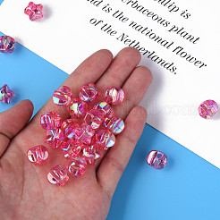 1-Hole Transparent Acrylic Buttons&nbsp;MACR-S373-129-C