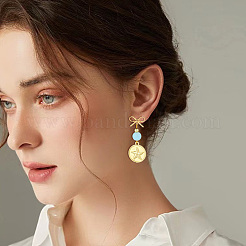 14Pcs Brass Stud Earring Findings&nbsp;KK-BBC0028-66G