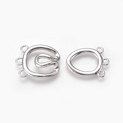 Brass Hook Clasps&nbsp;KK-P164-22