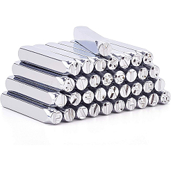 Iron Metal Stamps Set&nbsp;AJEW-BC0005-92