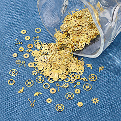 300~400Pcs 10 Style Brass Cabochons&nbsp;MRMJ-OC0003-83