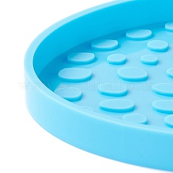 Flat Round Silicone Cup Mat Molds&nbsp;DIY-M039-01
