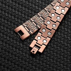 Watchband Brass Magnetic Bangles&nbsp;WG96E3F-01
