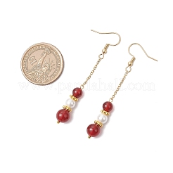 6 Pairs Shell Pearl Dangle Earrings&nbsp;EJEW-JE06497