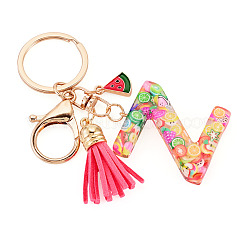 Fruit Series Letter Resin Keychains&nbsp;KEYC-TAC0033-02Z